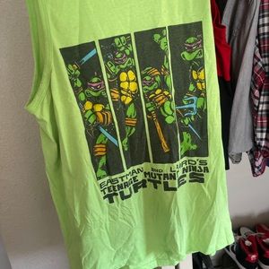 Ninja Turtles Green Tank Top Size Medium